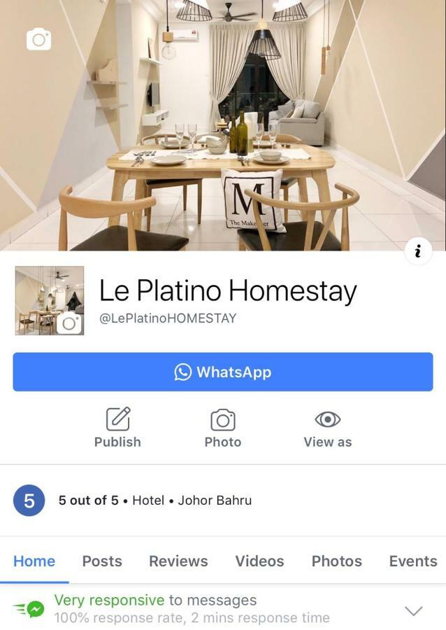 Johor Bahru Paradigm Leplatino Homestay Kültér fotó